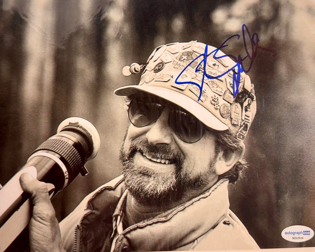Steven Spielberg Signed 8x10 Photo - ACOA #01